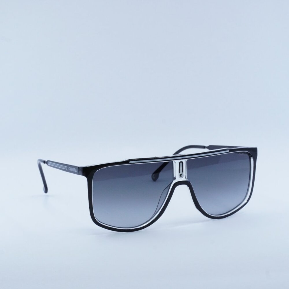 CARRERA 1056/S 080S 9O Sunglasses Black Aviator Frame, Grey Lenses
